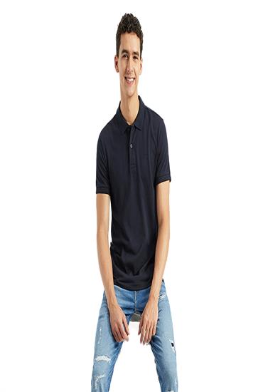 Vertical Ottoman Stripe Polo-Kombu Green